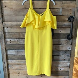 Rachel Roy yellow dress L